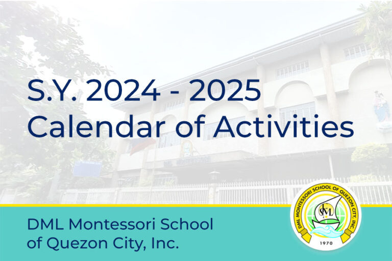 S.Y. 2024 – 2025 Calendar of Activities