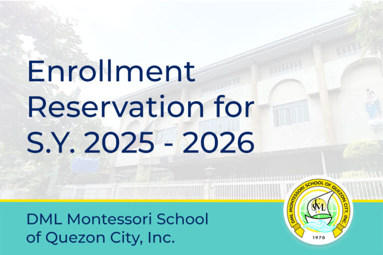 S.Y. 2025 – 2026 Enrollment Reservation