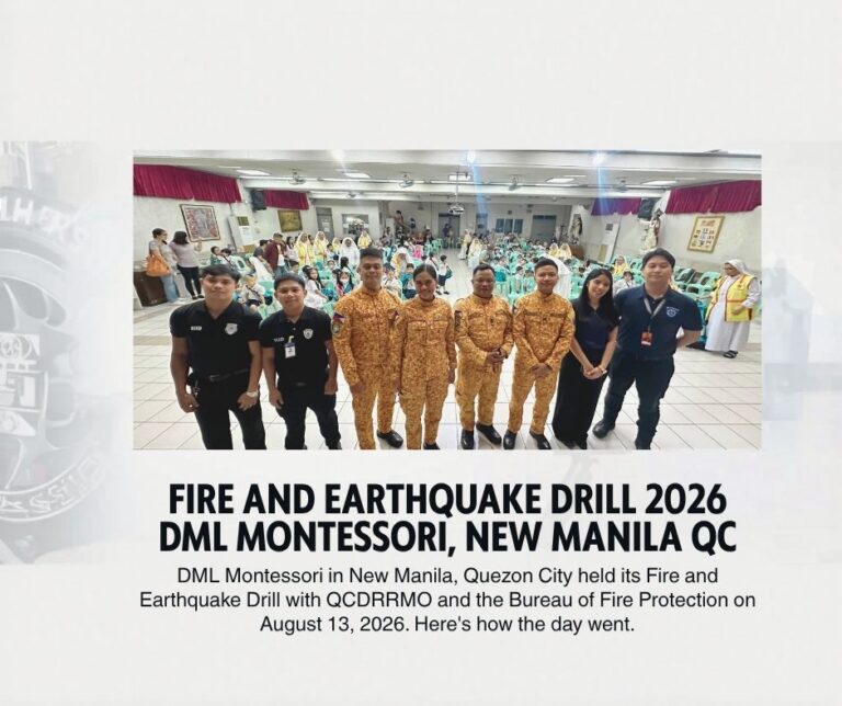 Fire and Earthquake Drill 2026 | DML Montessori, New Manila QC